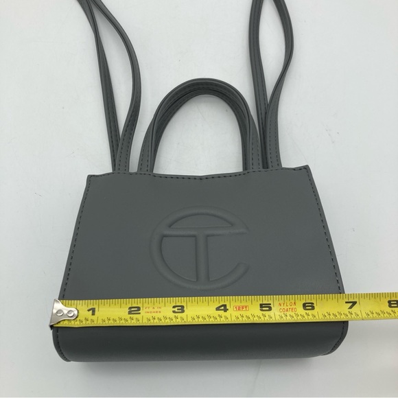 Authenticated Telfar Dark Gray Small Shopping Bag - Picture 11 of 13